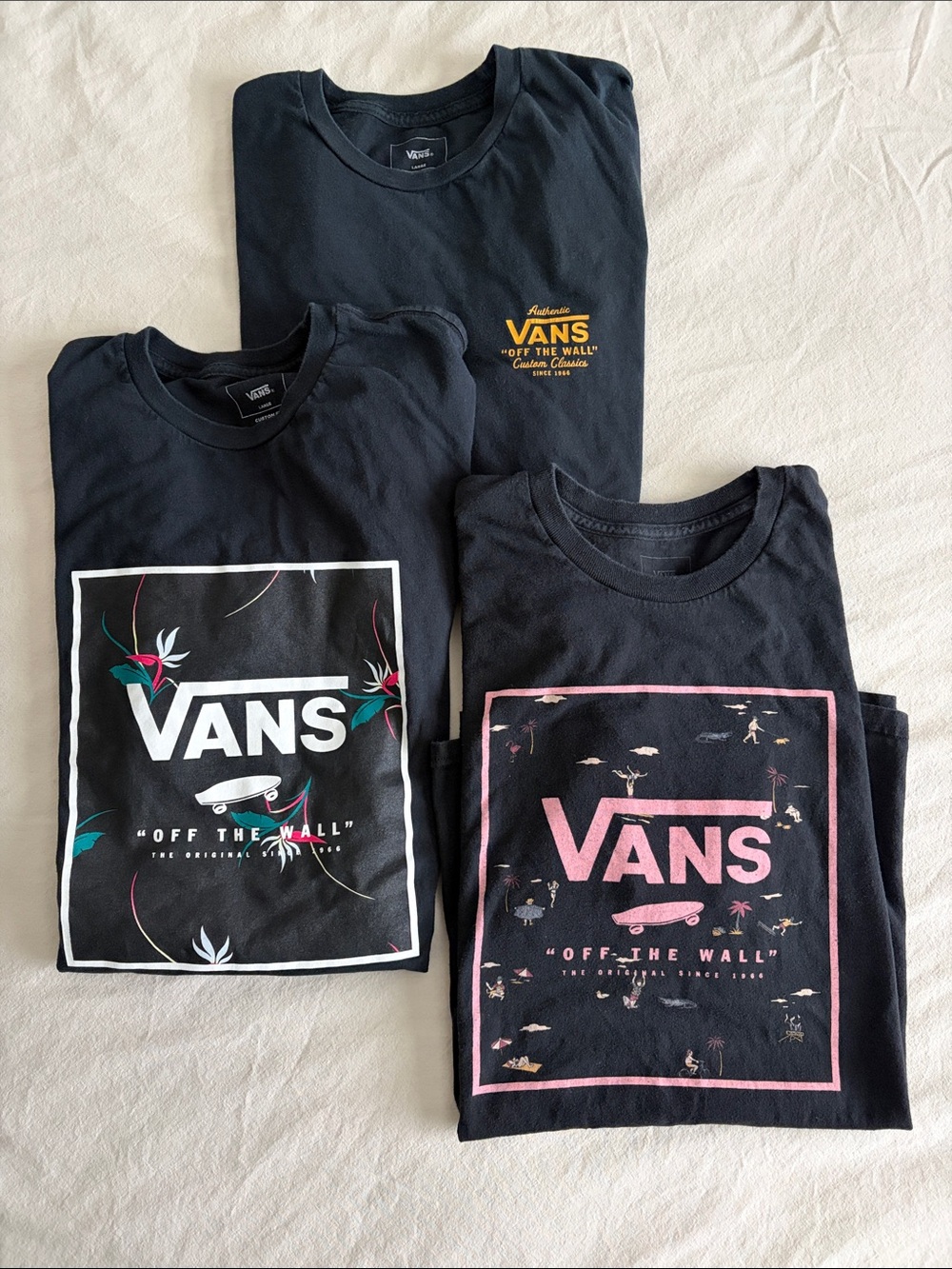 VANS Black T-Shirt - men’s sz L